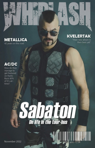 Fake music magazine, rock and heavy metal